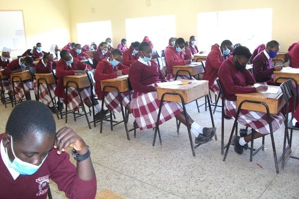 Lanet Secondary School Academic girls in class